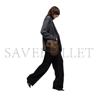 GUCCI GG MARMONT SMALL SHOULDER BAG 837280 (22*12.5*6cm)